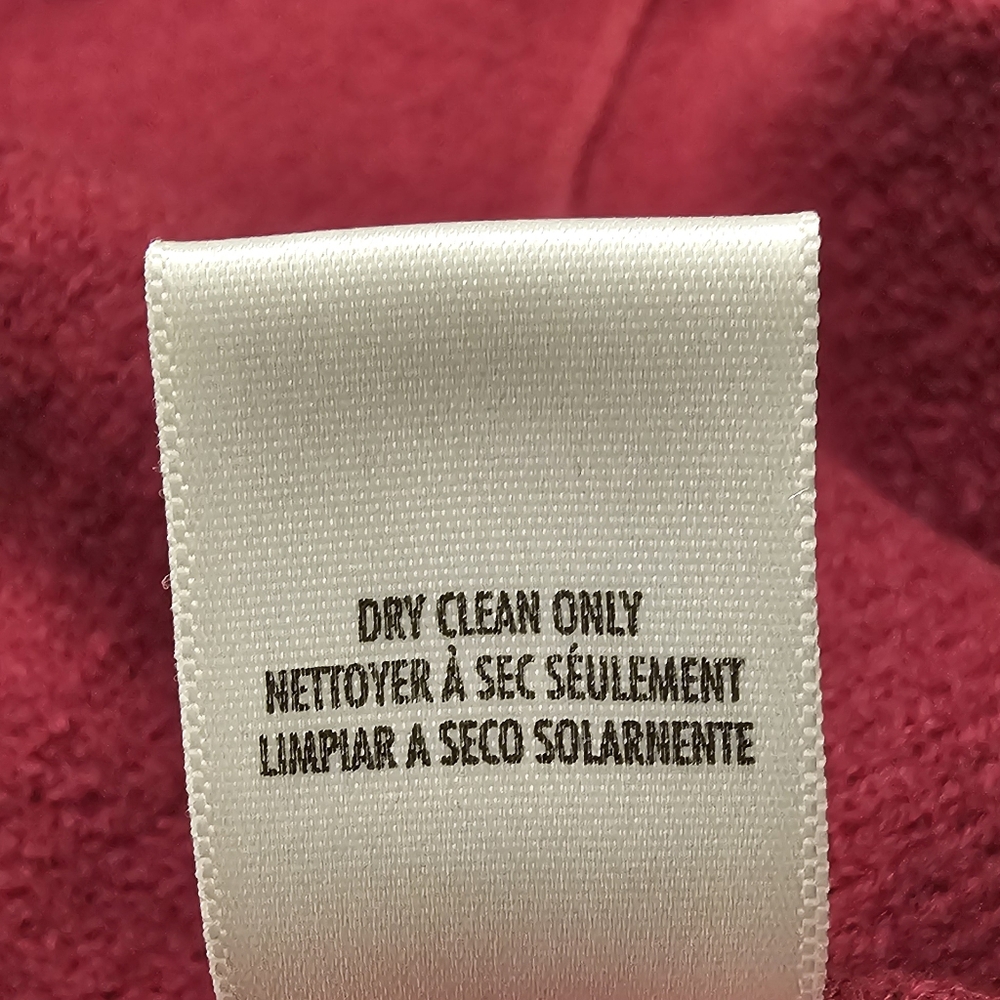 Petite Sophisticate 100% Boiled Wool Jacket | Like New | SP | Raspberry Pink - Picture 15 of 15